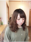 優木まおみ風☆大人可愛いくびれミディ