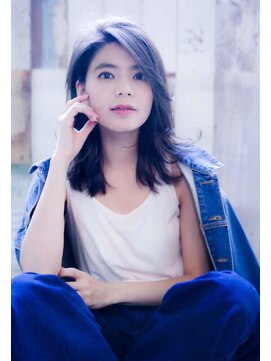 シエナ 渋谷(Siena) Siena カジュアルストレートxアイスパープルグレージュ