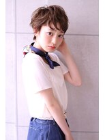 ブラン 梅田(Blanc)&nbsp;【Blanc】スウィングパーマ×イルミナカラー×ベリーショート