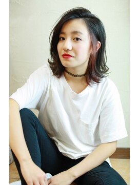 トヌコア ルア 下北沢店(TONUKOA RUA) 【TonukoaRua】切りっぱなしロブでも大人女子☆可愛いめ外巻き☆