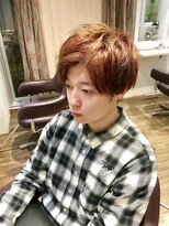 パティオンツー(PATIONN2)&nbsp;メンズ 束感 ハイライト レッドカラー ブリーチ ダブルカラー ☆