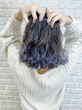 フラップ(FLAP) ナチュ可愛ブルーヴァイオレット