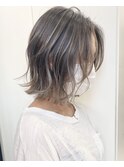 エアータッチバレイヤージュ白髪ぼかし/ケアブリーチハイライト