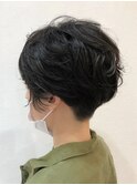 ハンサムショート*ショートカット*ウェーブ30代40代50代*