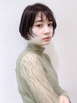 アイティー バイ アルバム 中野店(IT by ALBUM) ラフショート_ミニウルフテラコッタくすみブルー_28539