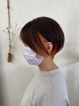 サロンドオクシー(Salon de OXY) オレンジインナーカラー