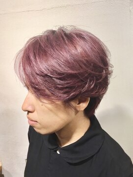 メイクス 表参道(MAKE'S omotesando) バイオレットピンクのサイドグラデーションボブ