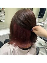 リー 尼崎(Lee)&nbsp;〈 インナーカラー×ピンク 〉