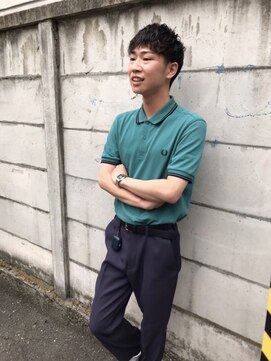 アストロ デザイン オブ ヘアー(ASTRO design of hair) ハイライト/ツーブロックマッシュ/束感/波巻き/高田馬場/七三分