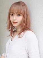 ブゾン(buZon)&nbsp;【buZonブゾン】コーラルピンク×ニュアンスパーマ