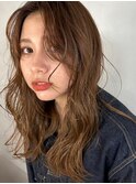 アッシュベージュ_レトロガーリー_レイヤーロング