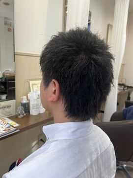 コアフィールフィス(COIFFURE fils) 《見附 今町》メンズ束感 ショート