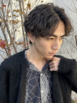 フィフス(fifth) ニュアンスパーマメンズマッシュメンズヘアツーロック刈り上げ