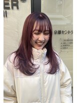 ニカ(NICA)&nbsp;【NICA】ロングレイヤーチェリーレッド◆藤井