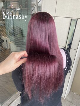 ミラシィ 稲毛(Mirashy) 酸性ストレート×塩基性カラー