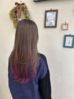 セットアップ 倉敷美和店(SET-UP) 20代30代40代◎インナーカラー ピンク