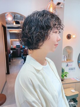 シビバイレボ(CIBI by revo) 地毛風カラー/ナチュラルレイヤーカット/ショートボブ[船橋]