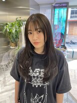 ゼスト 八王子店(ZEST) オリーブロングレイヤーカット【溝呂木結奈】