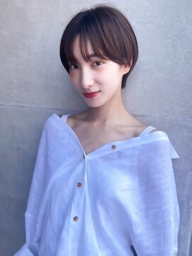 シシ 大宮(She 2.) 大人丸みショートボブ/マッシュショート/前髪/ベージュカラー