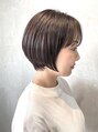 スリー ナカノシマ(three. Nakanoshima) ブリーチしない白髪ぼかし/髪質改善ストレート/ショートカット
