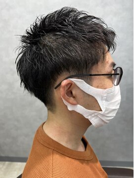 リット×ベリエ(Lit.×belier) 鹿児島波巻きパーマシャドウパーマフェザーパーマメンズマッシュ