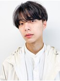 短髪ツーブロック束感モテる黒髪シークレットパーマ流行