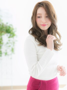 レアワンハナレ センター北美容院(lea/1 HANARE) センター北/髪質改善/マロンベージュ☆ふんわり韓国風巻きg