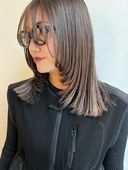 ベルフェミンキルン(Belle femin kilun)の写真/骨格/髪質を見極めたカットで乾かすだけでキマる！ショートボブ/顔周りカット/レイヤーが人気の宮崎美容室