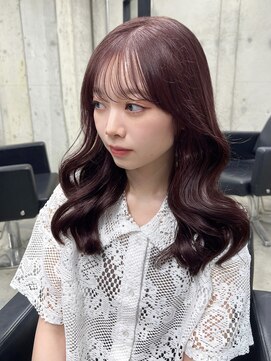 ラフィット 香椎(lafit) ブリーチ無しで大人気のラベンダーピンクcolor♪