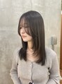 ペスカ 長町南店(pesca)&nbsp;顔周りのレイヤーで上品で柔らかな艶感ヘア