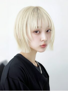 リベルテ 渋谷(Liberte) 切りっぱなしレイヤーボブ/イメチェン