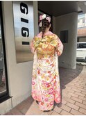 振袖着付け