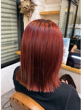 リンイチマルサン(Lin.103) 切りっぱなしレッドカラー