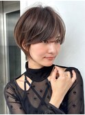 ココアベージュ/小顔/オリーブグレー/髪質改善/縮毛矯正/天神