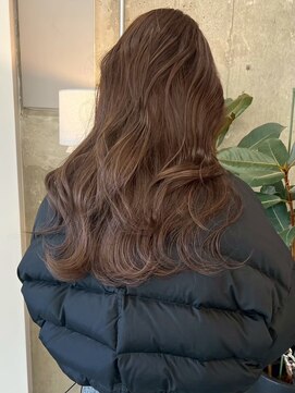 ノード(NODE) 栄カットカラー透明感ナチュラルロング