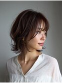 黒髪カタログ/クラゲヘアー/オリーブグレー/大宮