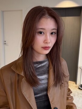 ピンクベージュ/ミルクティーベージュ　: 樋口