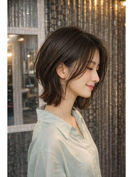 大人ナチュラル＊くびれショートボブ