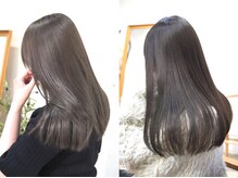 アリー 原宿 表参道(ALLY)の雰囲気（高濃度水素の髪質改善ブリーチ無しカラーでツヤもあるおしゃれ髪）