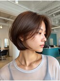 艶髪/透明感/レイヤーカット/顔まわりカット/ショート