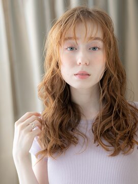 モッズヘア 越谷(mod's hair) ウォームブラウン/外国人風パーマ/レイヤーロングウェーブg