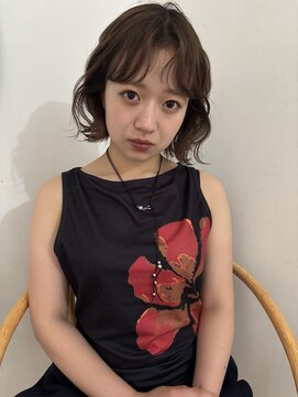 キー(kii) ボブ/ボブパーマ/ベージュカラー