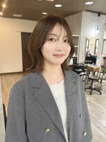 ミニム ヘアー(minim hair)&nbsp;【minim×miku】オリーブベージュ×ボブ