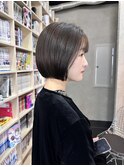 イメチェン/ピンクベージュ/アンブレラカラー/前髪/橿原