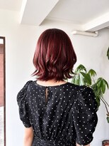 サラジュ 西宮北口店(SARAJU) 【力丸小夏担当】暖色艶カラーボブ