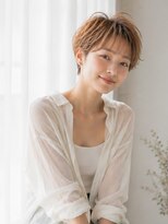 ドット ヘアー ジェム(dot.hair gem)&nbsp;ハイトーンカラー/ベリーショート/シースルーバング