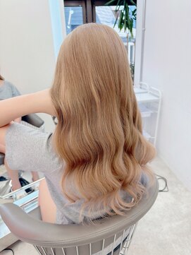 ロサ ファイブヘアー(Rosa..5Hair) 初ブリーチさんにオススメ！ミルクティーベージュ！