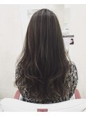 スタイリスト葛西極細ハイライトグレージュ