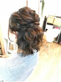 くるりんぱボブハーフアップアレンジ【ヘアアレンジ/立川/立川】