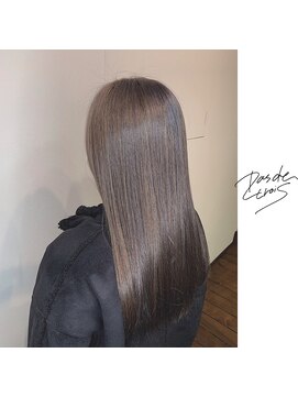 パドトロワ(Pas de trois) 新潟×スモーキーグレージュ×プレミアムハイライト